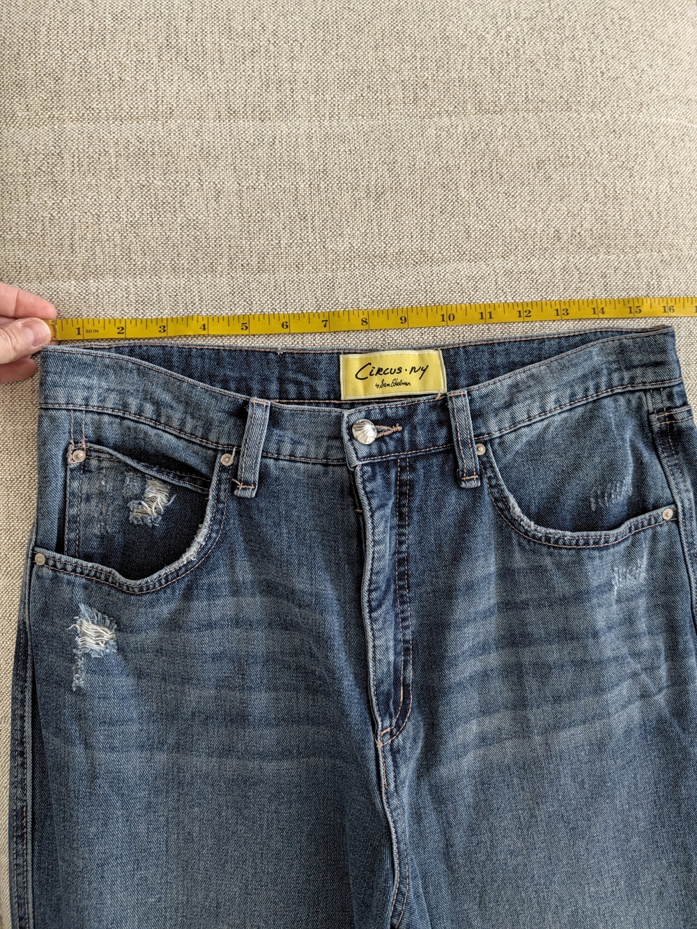 Circus NY by Sam Edelman High Rise Slouchy Wide Leg Jeans Size 29 - Picture 10 of 14